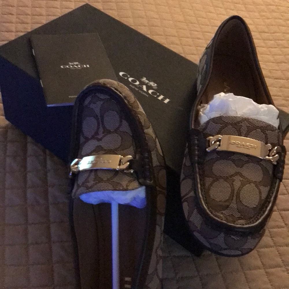Brand new Coach loafers without the tags